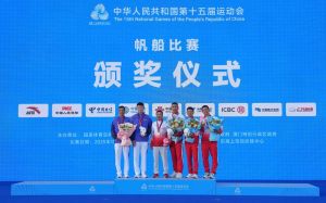 青岛帆船队省运会摘金夺银创佳绩