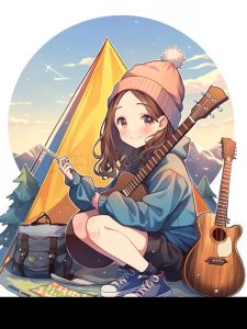 呆萌至极独自露营的少女_荒野少女，坚强之心，禁忌之恋，异世界冒险，寻找希望