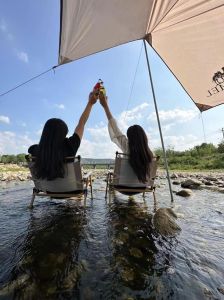 女生版精致女生水上露营_尚界Z7打造安全舒适之选